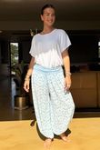 Made in Italy Harem Balloon Pant Peony Sky /27 = ~